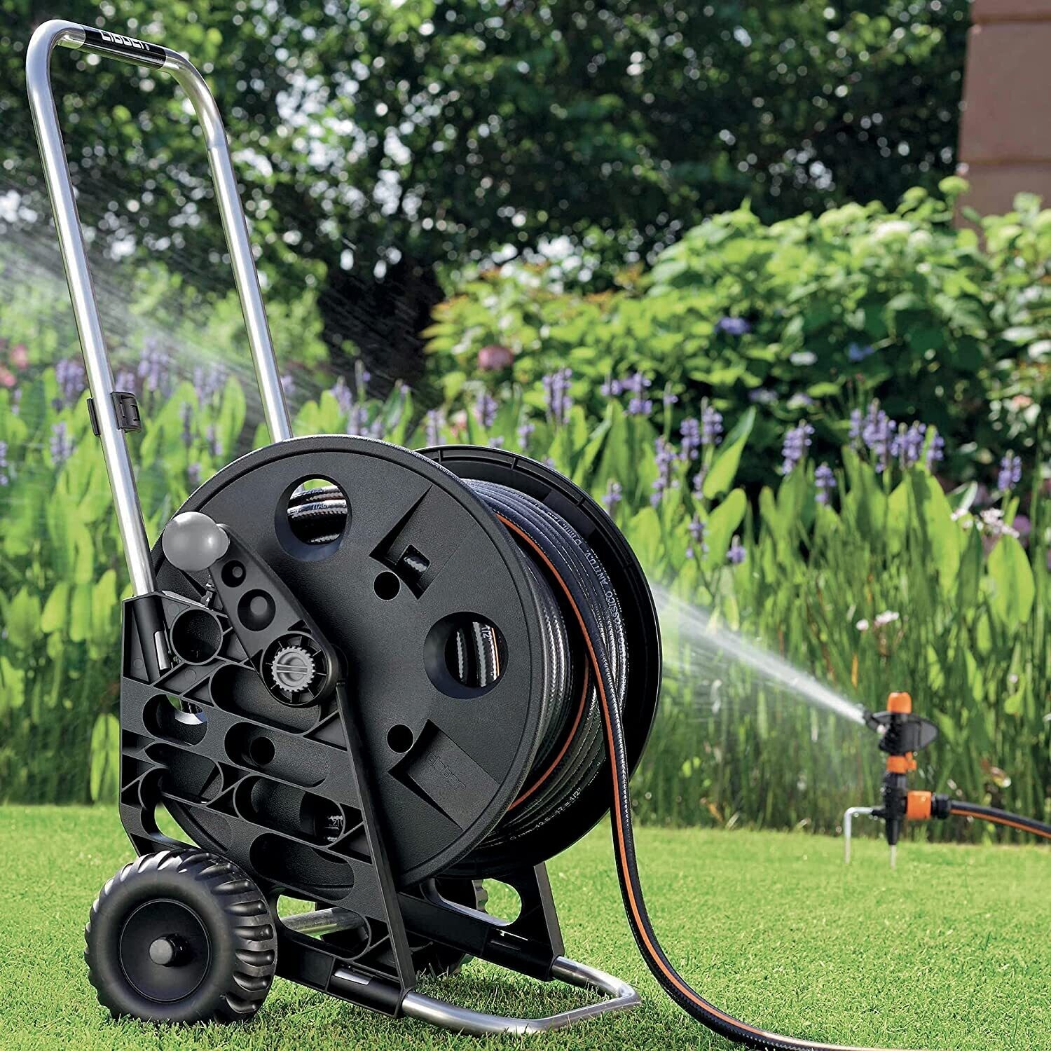 Claber 87263 Carrello AVV. Genius 60 8862, Nero, 400x400x490 cm