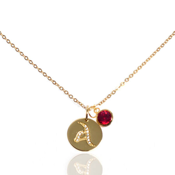 Personalised Irish Disk with Birthstone Range