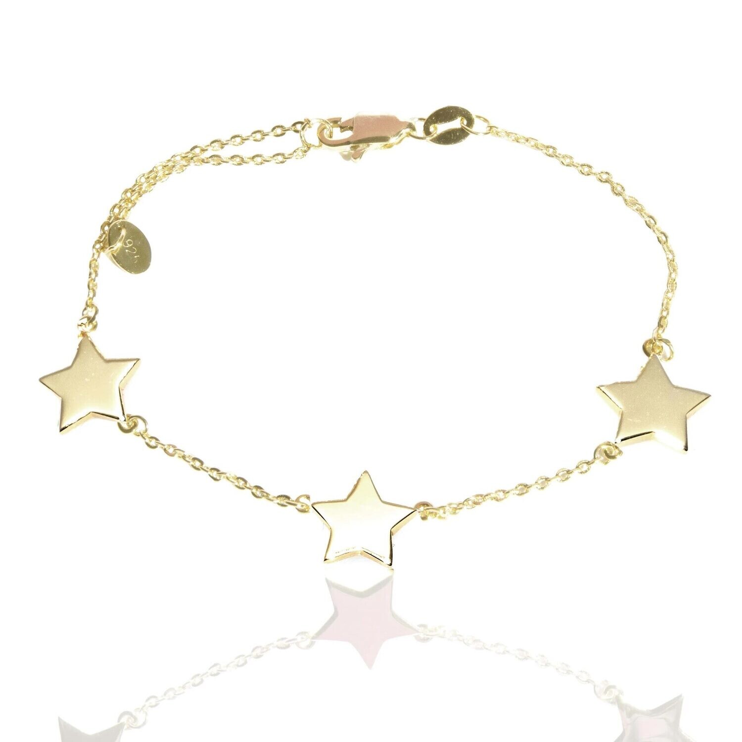 Trio of Stars SS GP Bracelet