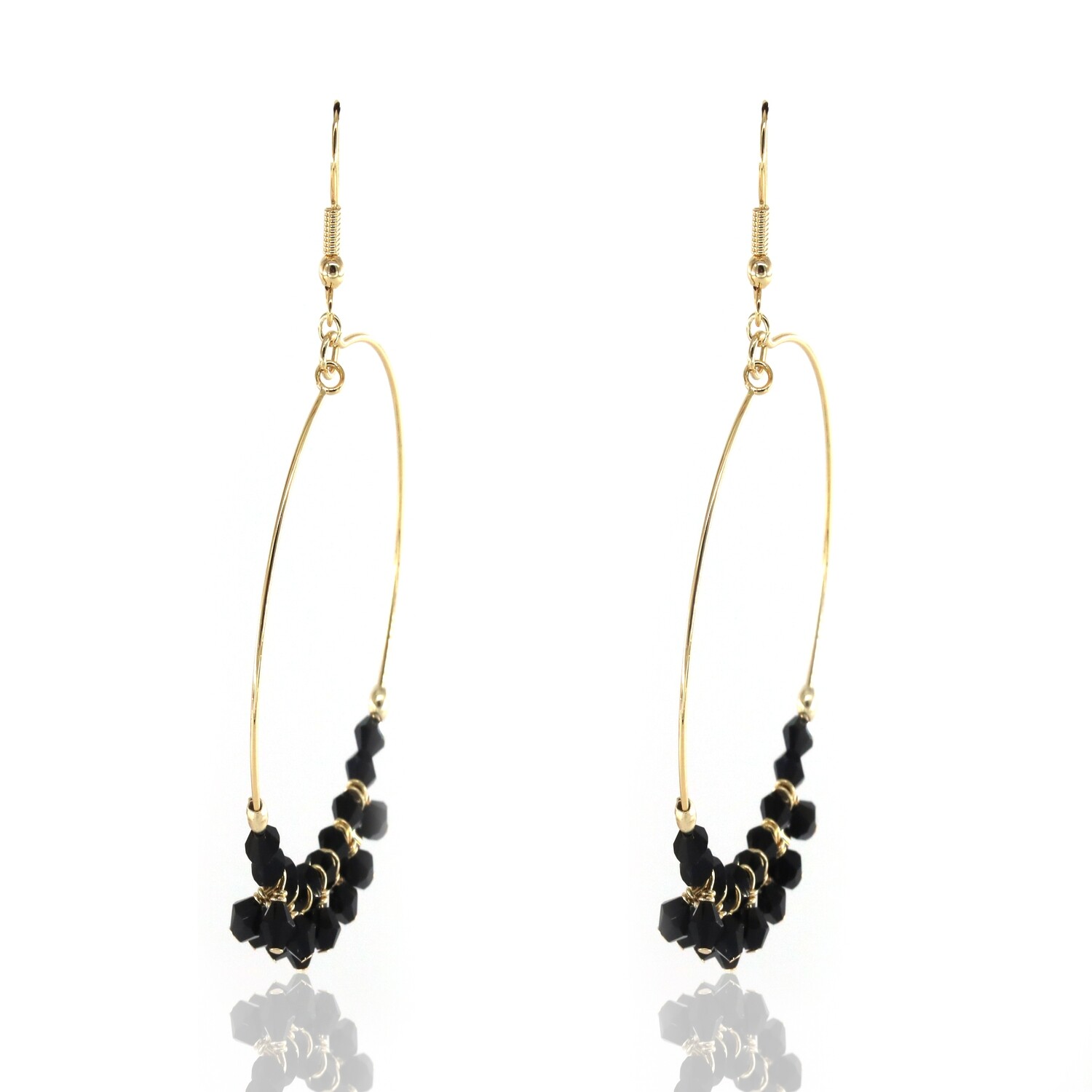 Jo Harpur&#39;s Black Onyx Hoop Earrings