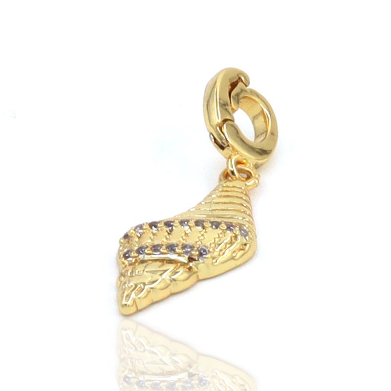 Tiny Conch Shell Charm