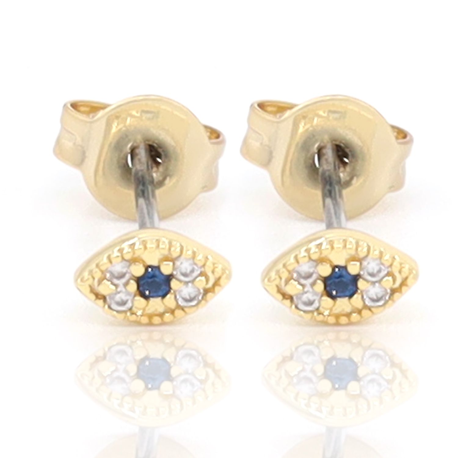 Tigers Eye  Gold Filled Studs