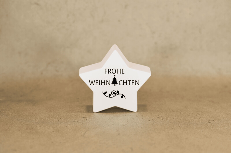 Stern groß 11 cm personalisierbar Stern groß 11 cm personalisierbar