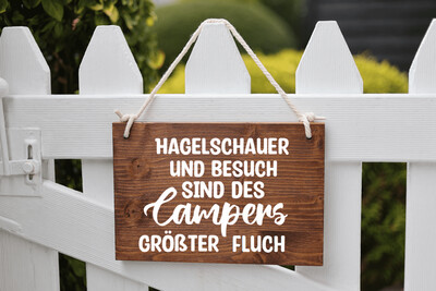 Holzschild Camper Fluch Holzschild Camper Fluch