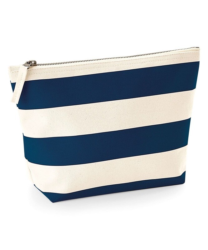 Kosmetiktasche Marineblau gestreift Kosmetiktasche Marineblau gestreift