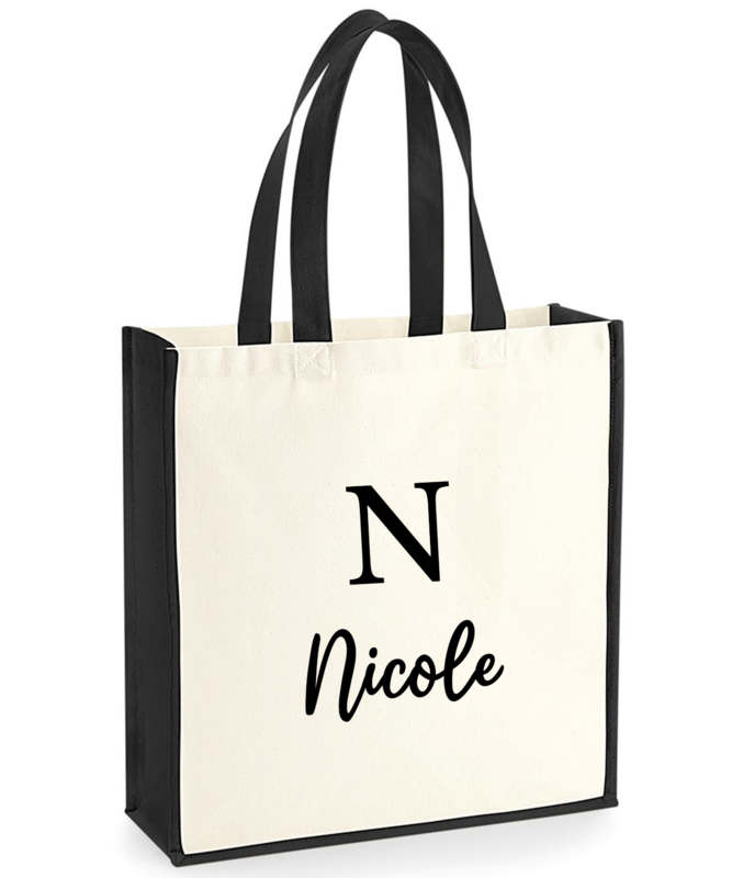 Shopper Beige Schwarz Shopper Beige Schwarz