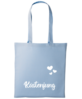Baumwolltasche Hellblau Küstenjung Baumwolltasche Hellblau Küstenjung