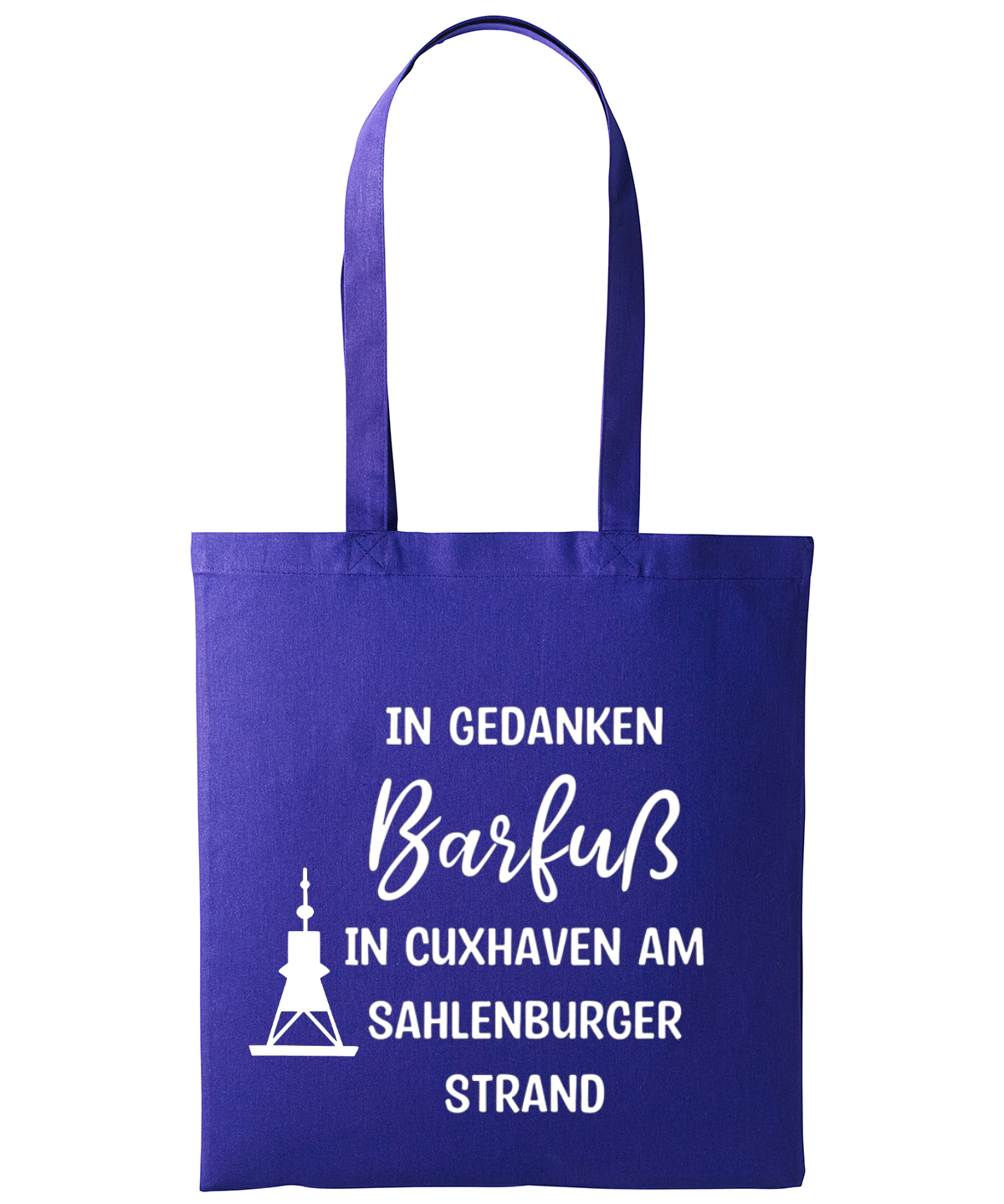 Baumwolltasche Lila Sahlenburg Strand