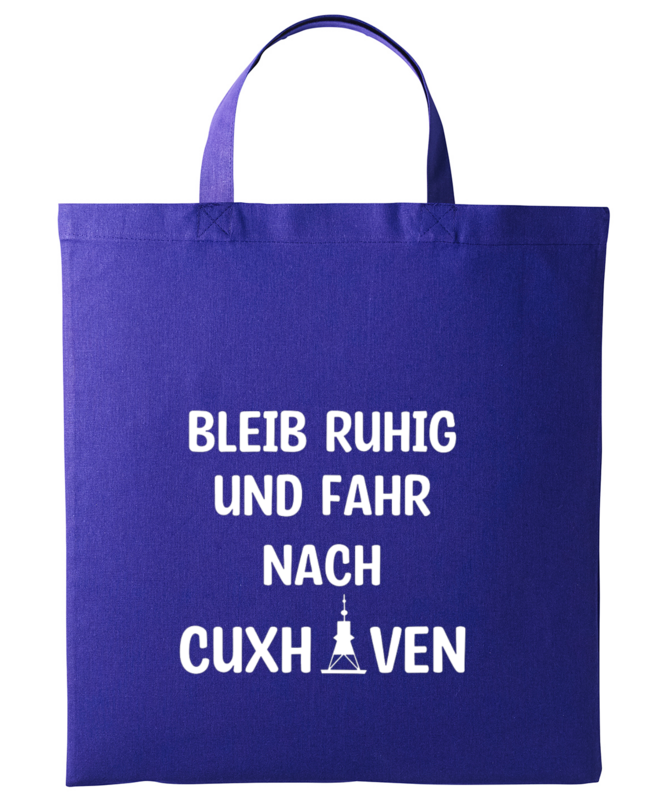 Baumwolltasche Lila kurze Tragegriffe Cuxhaven Baumwolltasche Lila kurze Tragegriffe Cuxhaven