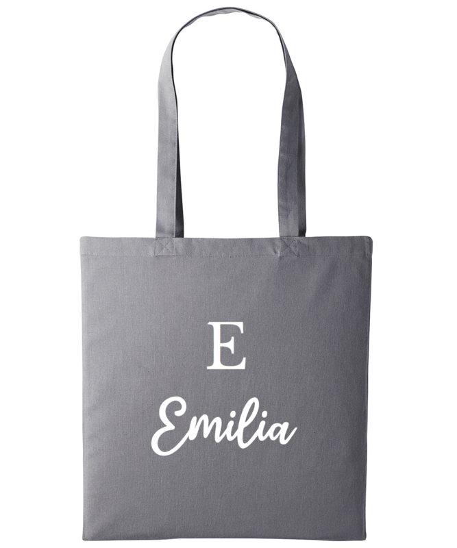 Baumwolltasche Grau Baumwolltasche Grau