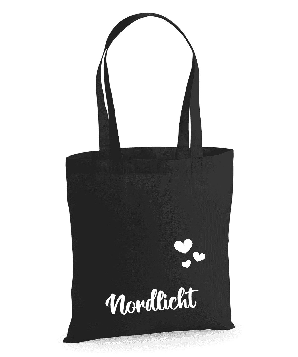 Tasche aus Premiumbaumwolle Schwarz