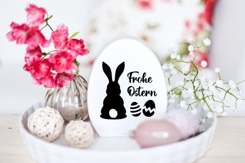 Osterei mit Hase Osterei mit Hase