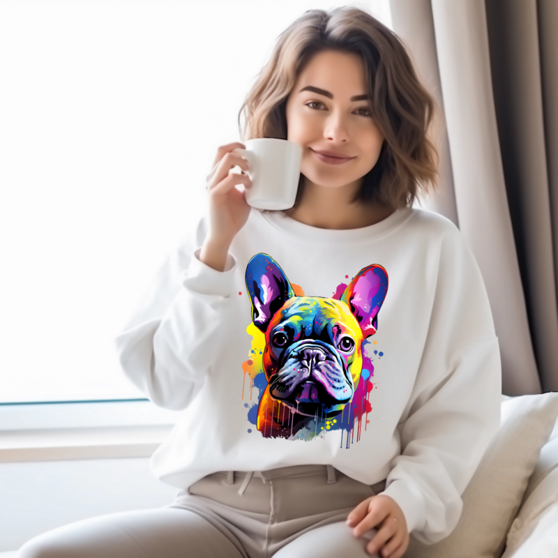 Sweatshirt Französische Bulldogge Unisex Sweatshirt Französische Bulldogge Unisex