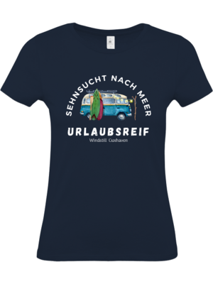T-Shirt Slim Fit Urlaubsreif Cuxhaven T-Shirt Slim Fit Urlaubsreif Cuxhaven