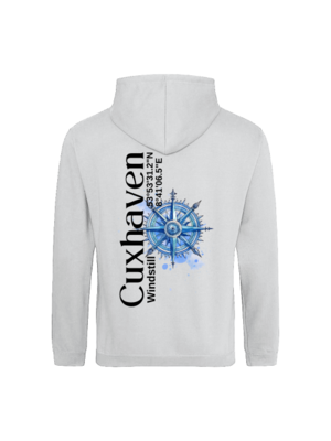 Hoodie Cuxhaven Blauer Kompass Unisex