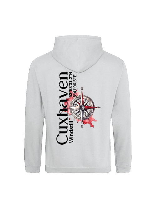 Hoodie Cuxhaven Roter Kompass Unisex Hoodie Cuxhaven Roter Kompass Unisex