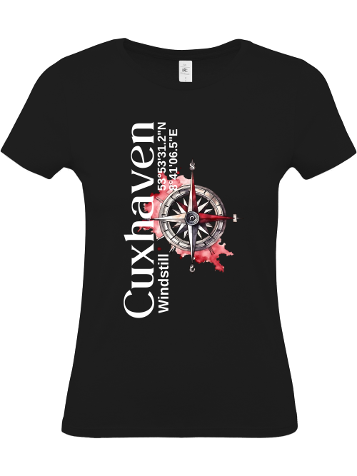 T-Shirt Slim Fit Cuxhaven Roter Kompass T-Shirt Slim Fit Cuxhaven Roter Kompass