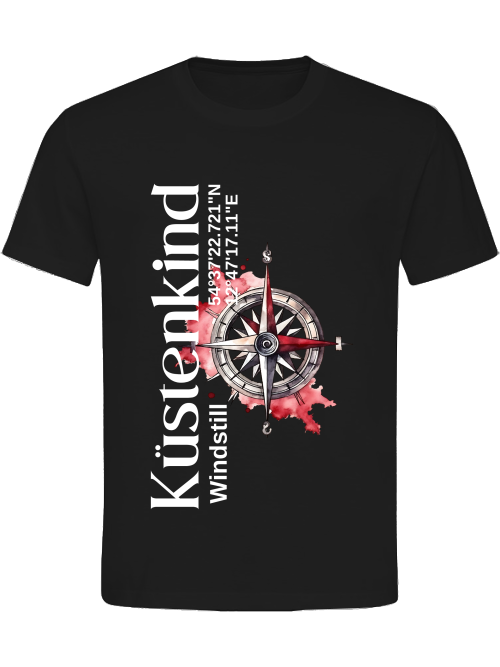 T-Shirt Normal Fit Küstenkind Ostsee Unisex