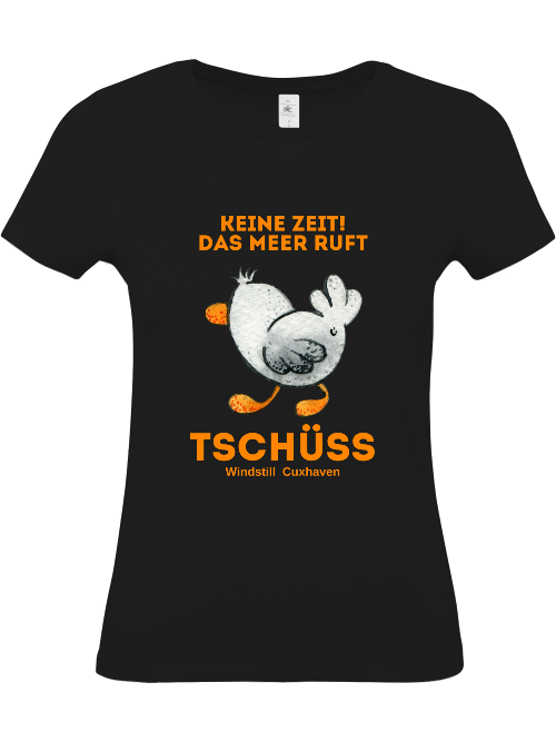 T-Shirt Slim Fit Möwe Tschüss T-Shirt Slim Fit Möwe Tschüss