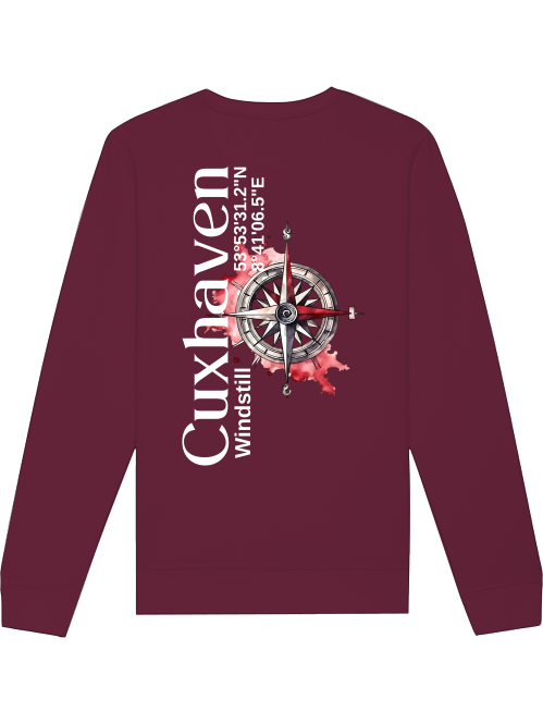 Sweatshirt Cuxhaven Roter Kompass Unisex Sweatshirt Cuxhaven Roter Kompass Unisex