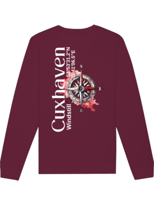 Sweatshirt Cuxhaven Roter Kompass Unisex Sweatshirt Cuxhaven Roter Kompass Unisex
