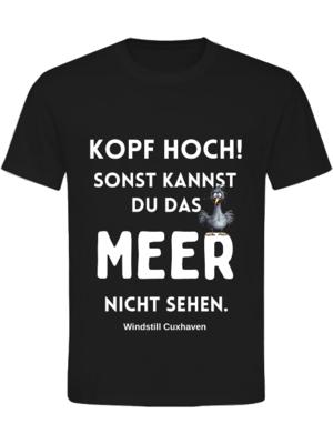 T-Shirt Normal Fit Kopf Hoch Unisex T-Shirt Normal Fit Kopf Hoch Unisex