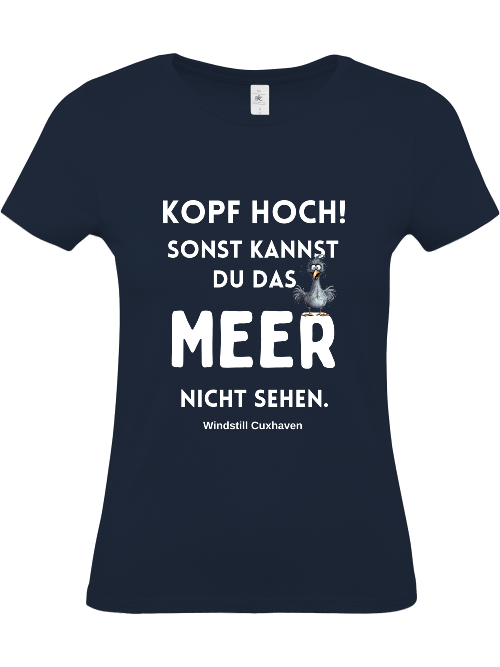 T-Shirt Slim Fit Kopf Hoch