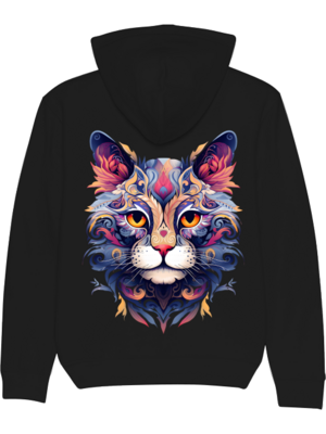 Premium Bio Hoodie Katze Fantasie Unisex Premium Bio Hoodie Katze Fantasie Unisex