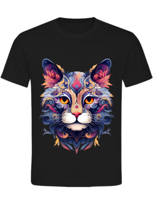 T-Shirt Normal Fit Katze Fantasie Unisex T-Shirt Normal Fit Katze Fantasie Unisex