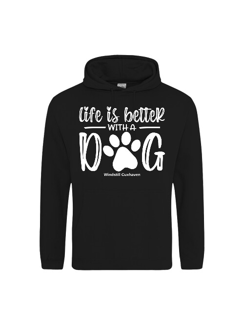 Hoodie Life is better with a dog Unisex Hoodie Life is better with a dog Unisex