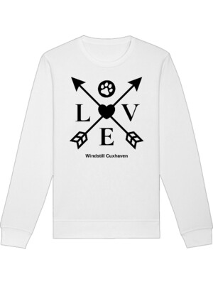 Sweatshirt Love Pfeile Unisex