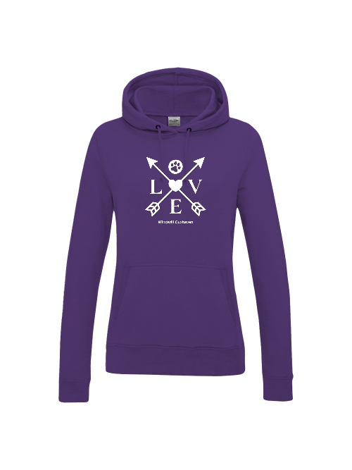 Frauen Hoodie Love Pfeile