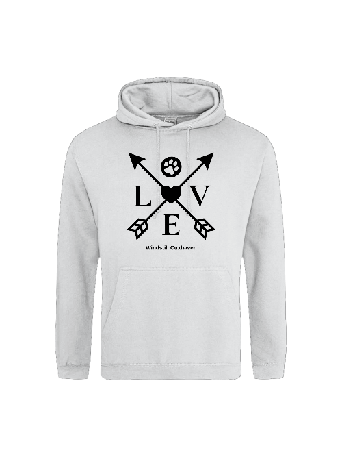 Hoodie Love Pfeile Unisex