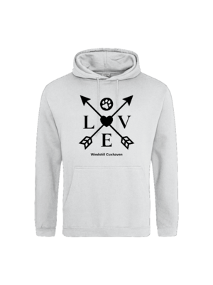 Hoodie Love Pfeile Unisex