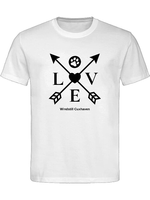 T-Shirt Normal Fit Love Pfeile Unisex T-Shirt Normal Fit Love Pfeile Unisex