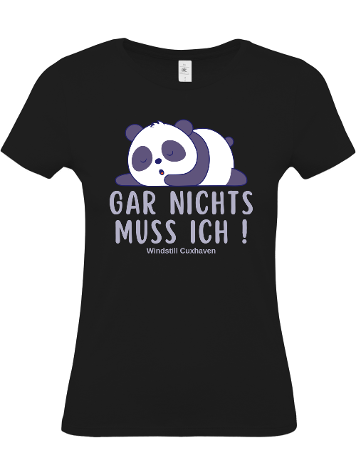 T-Shirt Slim Fit Panda Gar nichts T-Shirt Slim Fit Panda Gar nichts