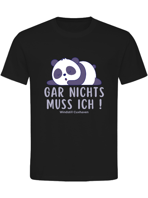 T-Shirt Normal Fit Panda Gar nichts Unisex T-Shirt Normal Fit Panda Gar nichts Unisex