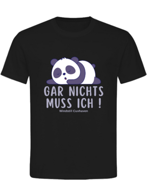 T-Shirt Normal Fit Panda Gar nichts Unisex T-Shirt Normal Fit Panda Gar nichts Unisex