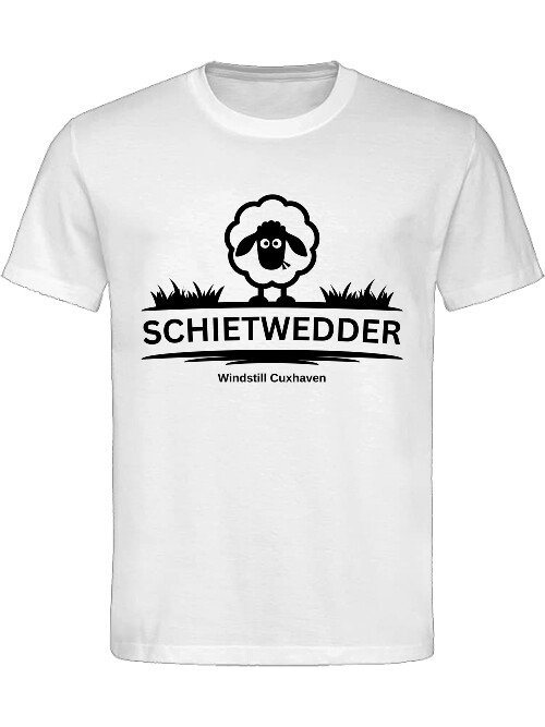 T-Shirt Normal Fit Schietwedder Unisex T-Shirt Normal Fit Schietwedder Unisex