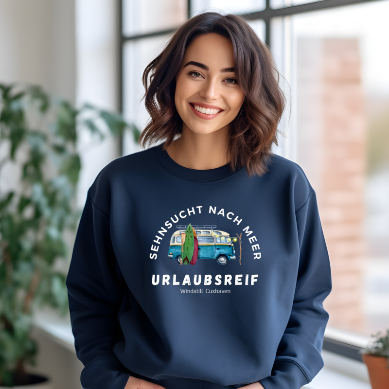 Sweatshirt Urlaubsreif Cuxhaven Unisex