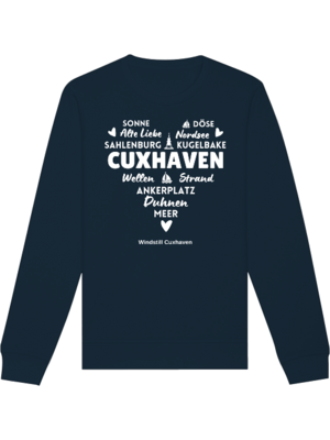 Sweatshirt Cuxhaven Herz Unisex Sweatshirt Cuxhaven Herz Unisex