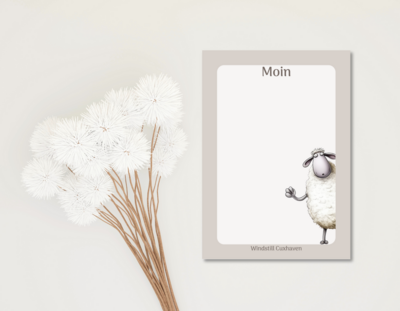 Notizblock A6 Notizblock A6 "Moin"
