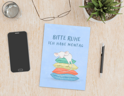 Postkarte Postkarte "Montag"