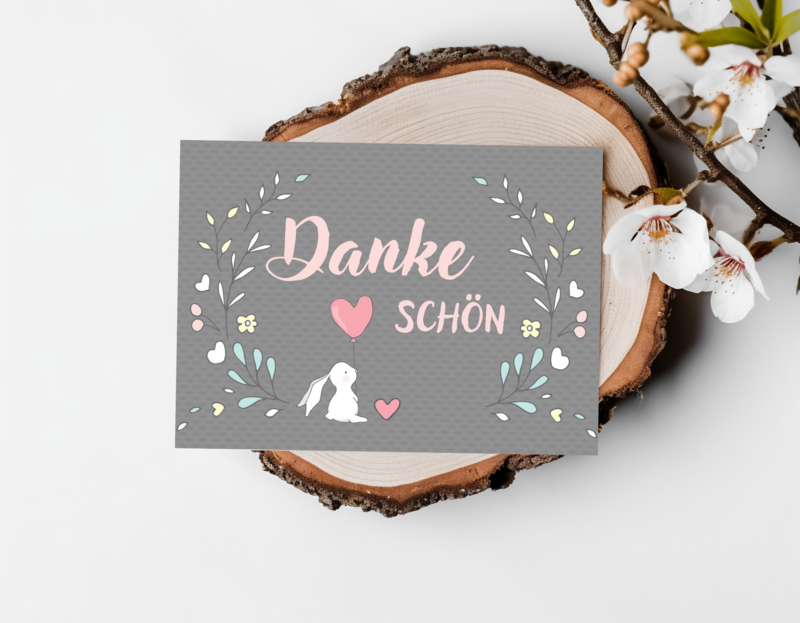 Postkarte Postkarte "Dankeschön"