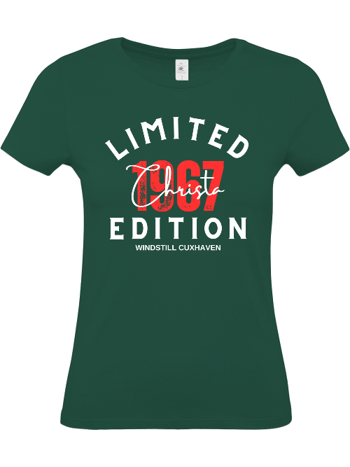 T-Shirt Slim Fit Limited Edition personalisierbar T-Shirt Slim Fit Limited Edition personalisierbar