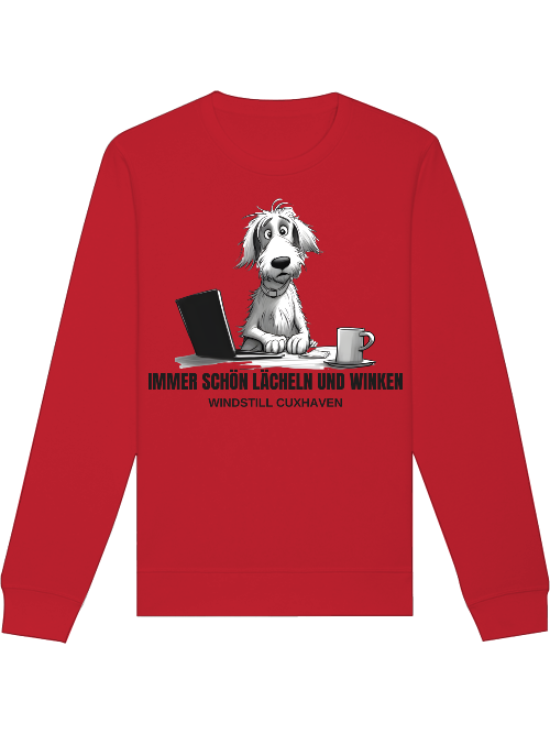 Sweatshirt Lächeln und Winken Unisex Sweatshirt Lächeln und Winken Unisex