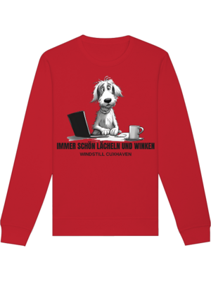 Sweatshirt Lächeln und Winken Unisex Sweatshirt Lächeln und Winken Unisex