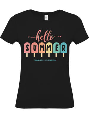 T-Shirt Slim Fit Hello Summer