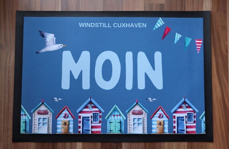 Fußmatte Moin im Strandhäuser Design Fußmatte Moin im Strandhäuser Design