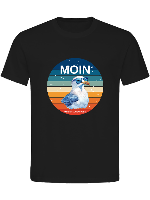 T-Shirt Normal Fit Möwe Moin Unisex T-Shirt Normal Fit Möwe Moin Unisex